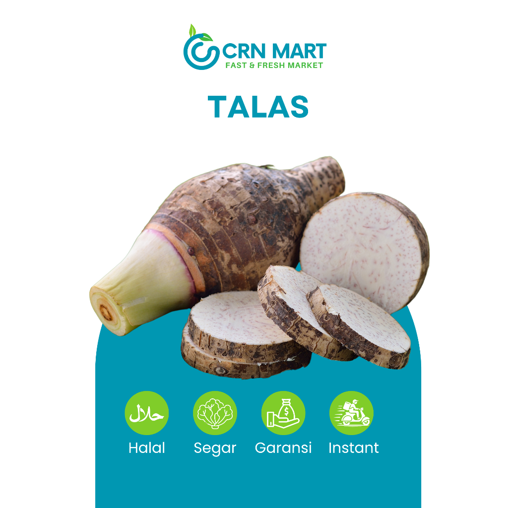 

CRN MART - Taro/Ubi Talas Fresh/Akar Talas/Keladi Sukat Segar 1 kg