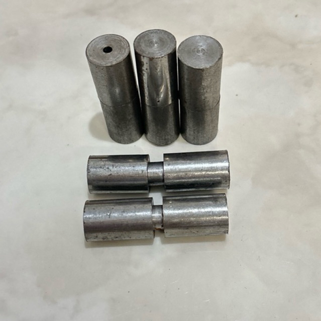 Engsel bubut besi as pintu pagar gudang 3/4inci 19mili