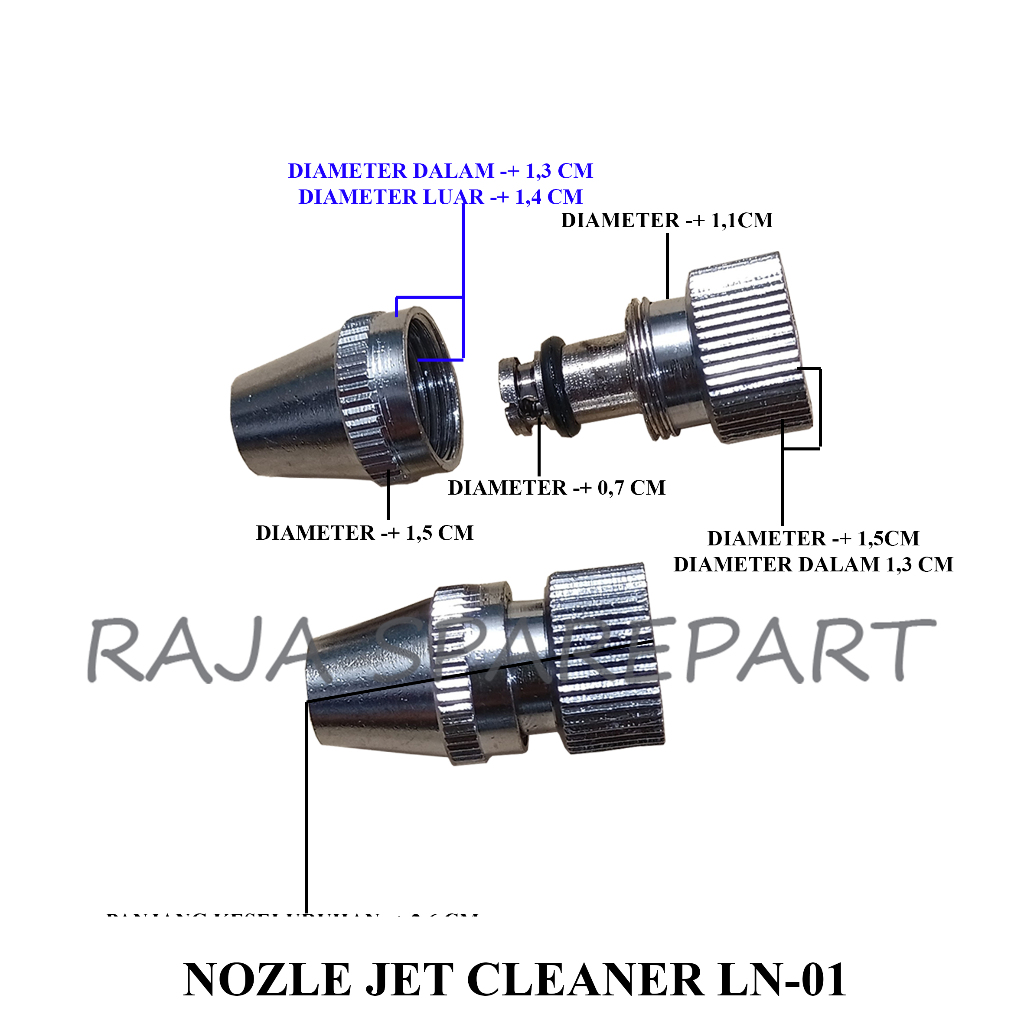 NJCLN1 NOZZLE SPRAYER/NOZLE JET CLEANER LN 01