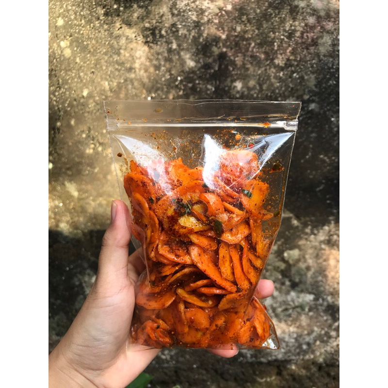 

TERMURAH SEBLAK KERING ENAK PEDAS DAUN JERUK 100gram