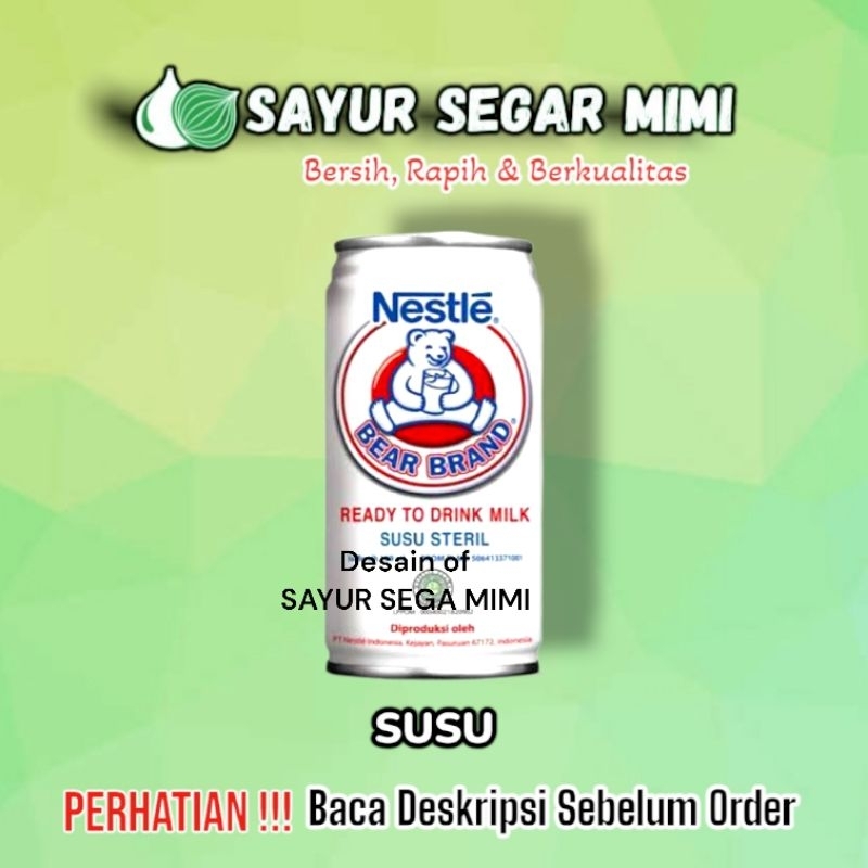 

SUSU BERUANG/ SUSU ENCER 189ML - Sayur Segar Mimi