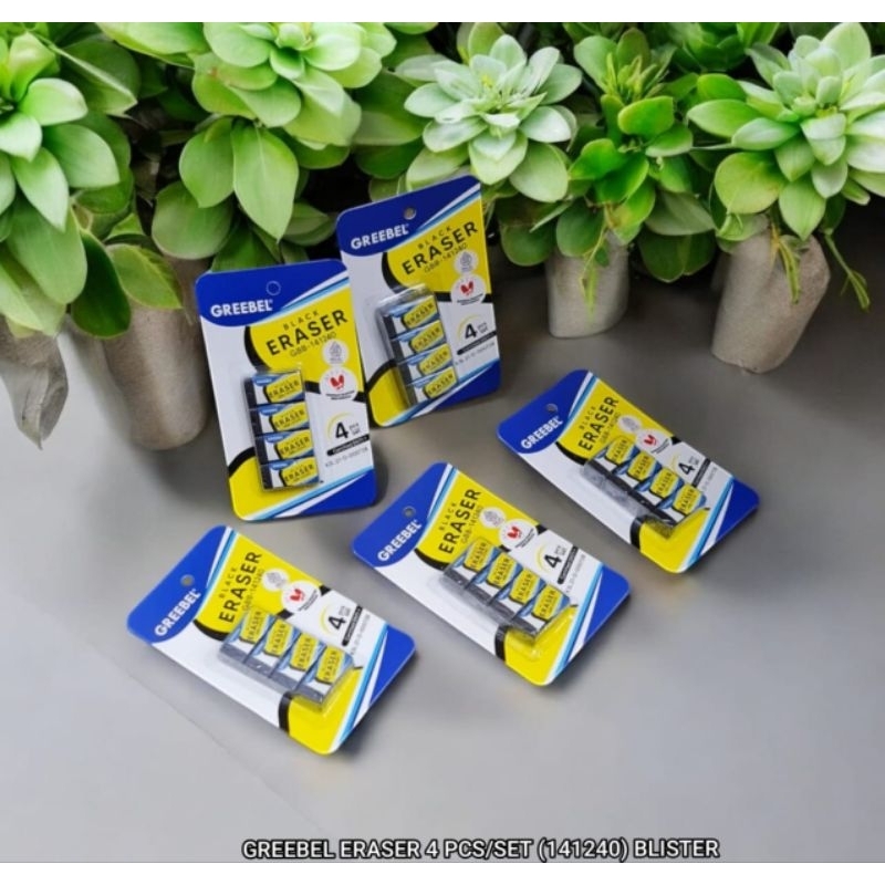 

PENGHAPUS GREEBEL 4pcs/set blister /ERASER