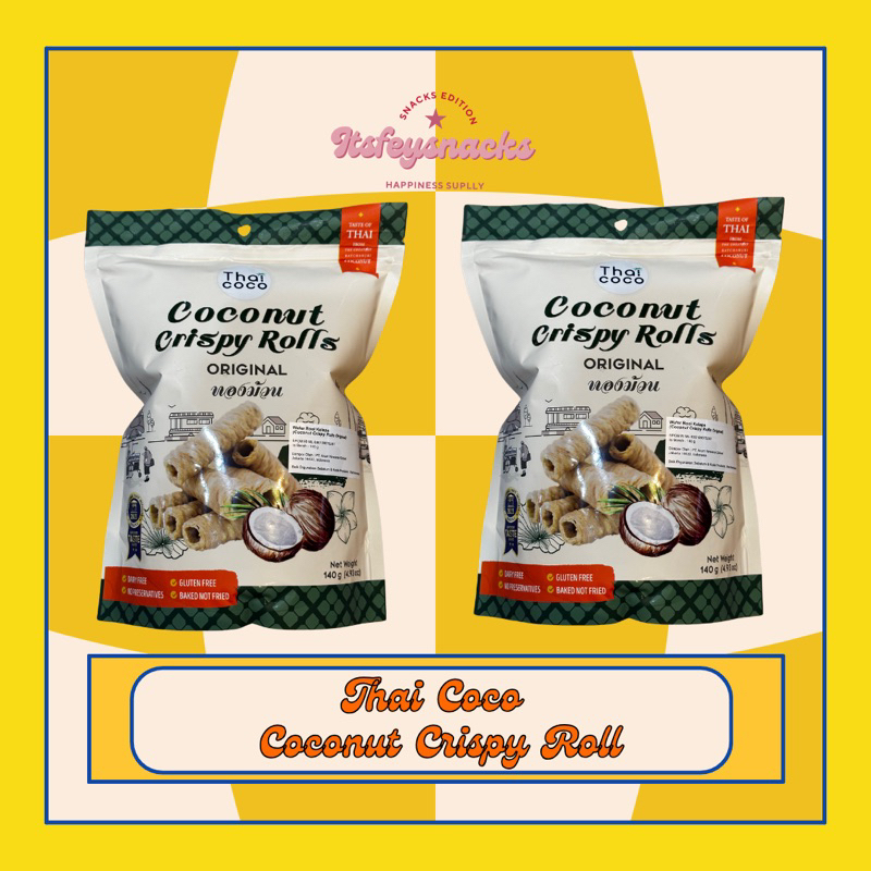 

[THAI COCO] COCONUT CRISPY ROLL THAILAND