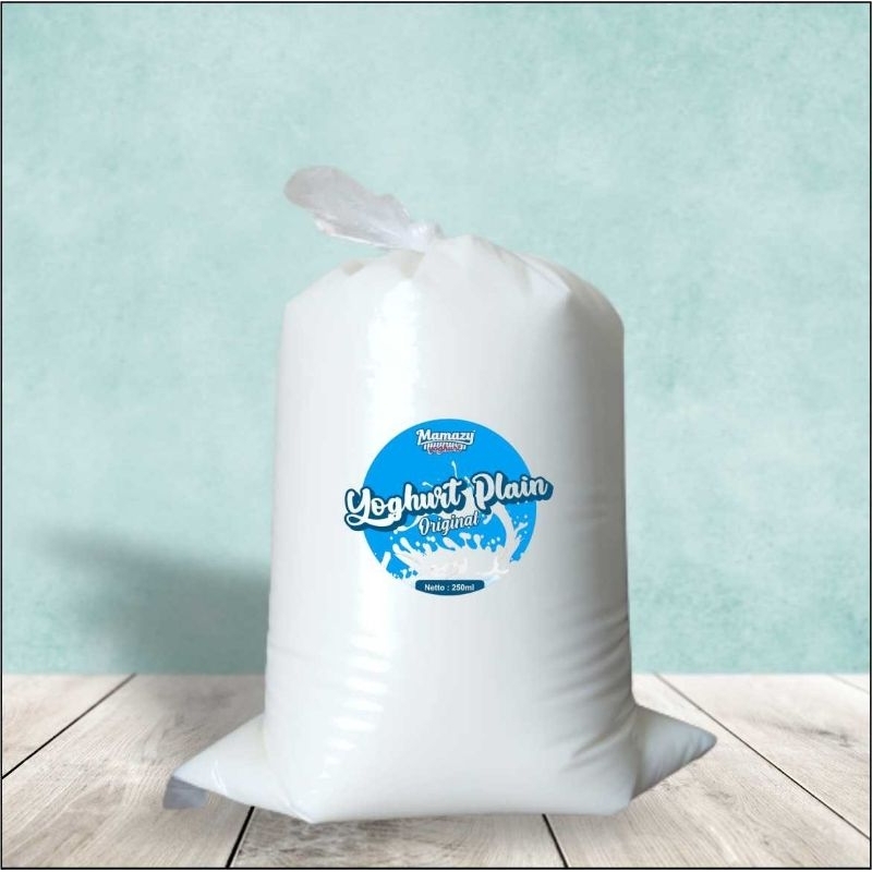 

Yogurt Plain 1 Liter Yoghurt Mamazy Asli Bandung Kemasan Plastik