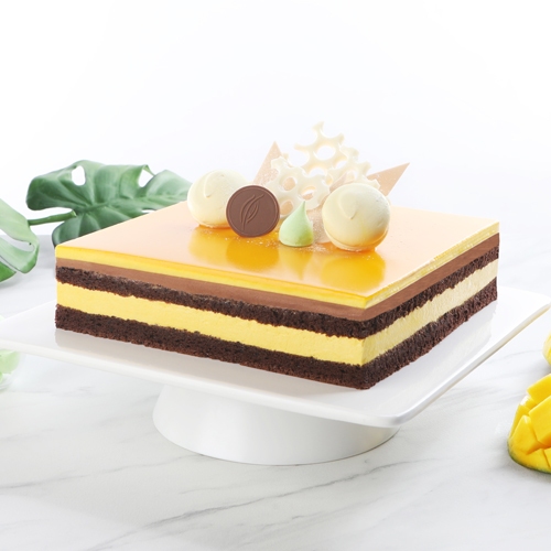 

DAPUR COKELAT - Mango Cassata Cake 20x20 cm | Kue Ulang Tahun
