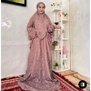 (cod) mukena Parasut korea lajuran