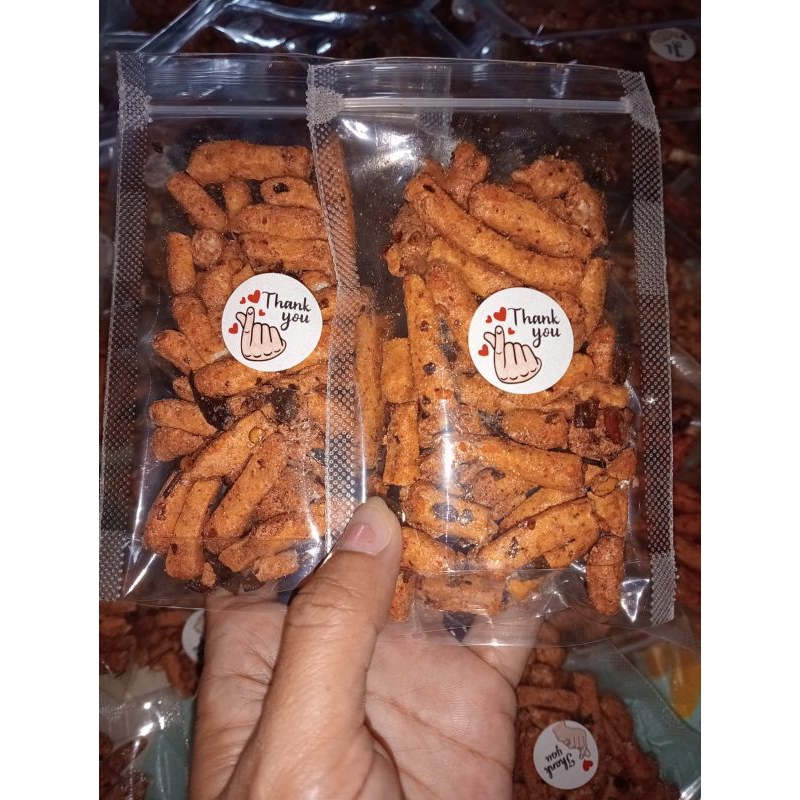 

30Pcs Basreng Paket Usaha Murah-Untung free stiker free kemasan pouch