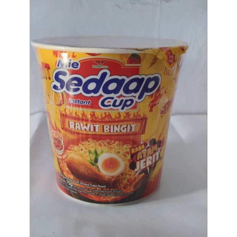 

MIE SEDAAP CUP RAWIT BINGIT RASA AYAM JERIT 75GR