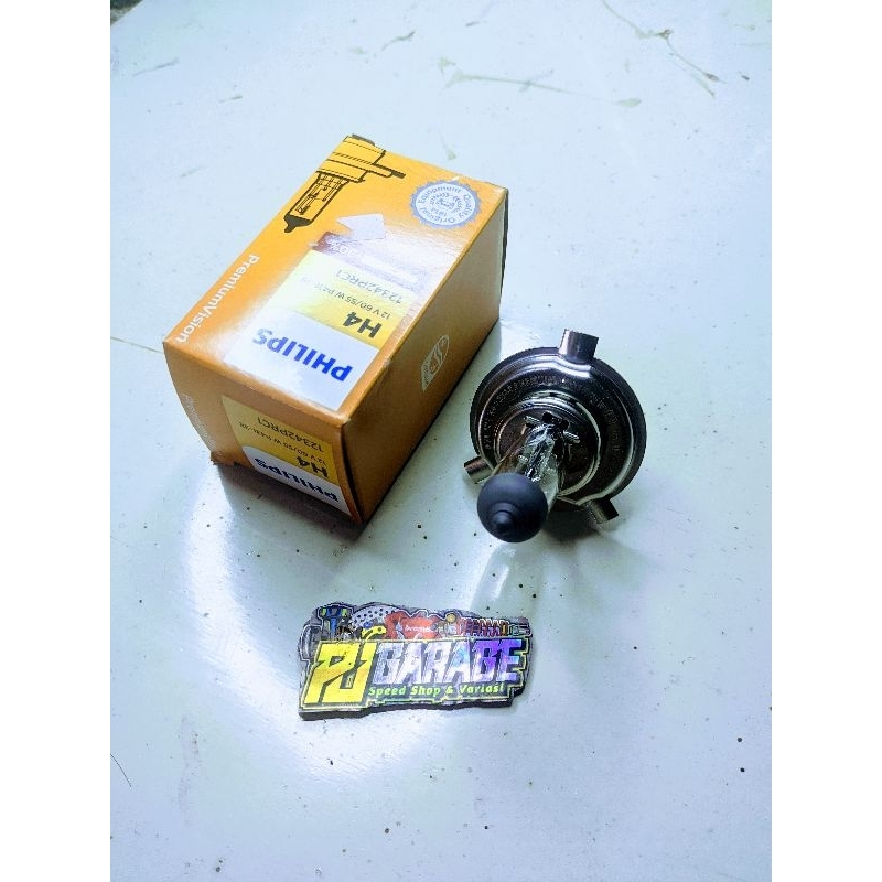 Bolamp depan dop depan h4 philips wat 60/55 bolam depan h4 philips