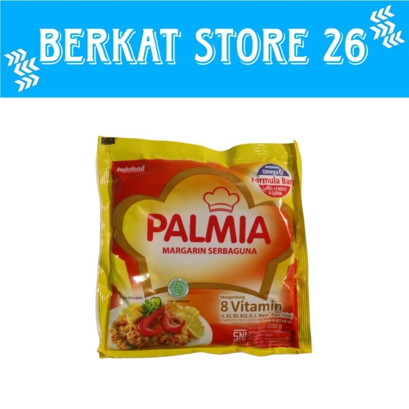 

MARGARINE PALMIA 200g / PALMIA / MARGARINE /BAHAN KUE