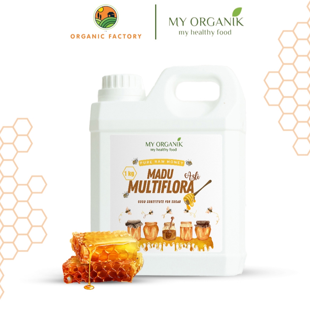 

Madu Asli Multiflora Super 1kg Raw Honey Madu Murni Original Natural 100% Madu Asli