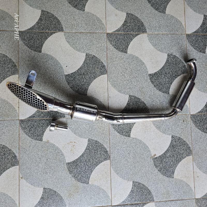knalpot sakura slash tail original all new r15 vva v3 v4 fullsystem