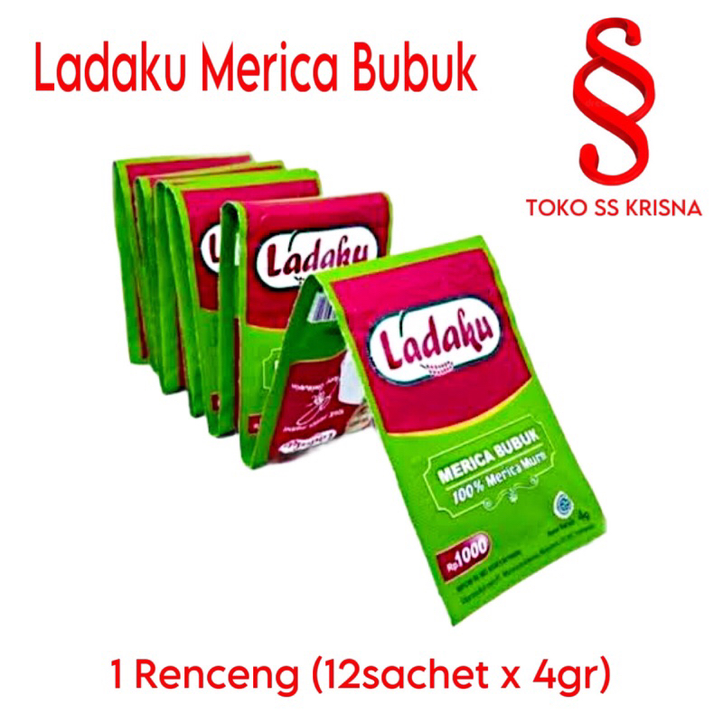 

Ladaku Merica Bubuk Rencengan (12 Sachets x 4gr)