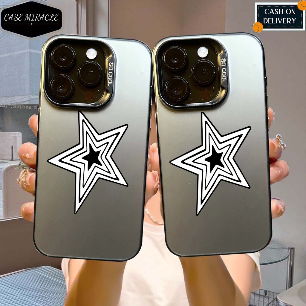 

CASE REALME C67 / C63 / C65 / C55 / C53 / C30 / C33 / C15 / C20 / C12 / C31 / C35 SO COOL HOLOGRAM PREMIUM MATTE - Motif STAR 3 - softcase HYBRID IMD PLATE HOLOGRAM Cowo - Casing Glossy