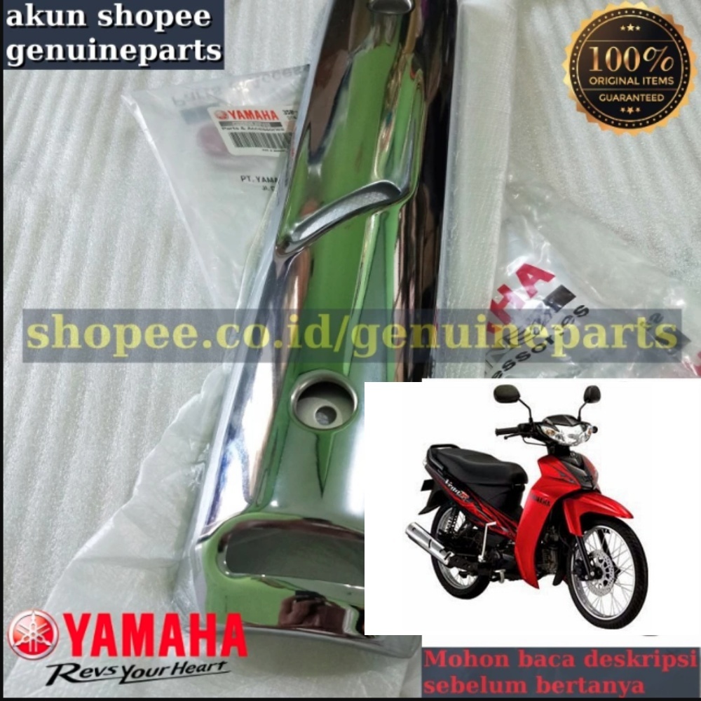 TAMENG PELINDUNG KNALPOT BESAR VEGA R NEW 110 3S0 ORIGINAL ASLI YAMAHA
