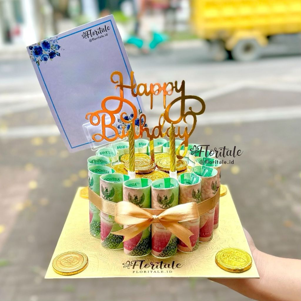 [ READY ] Mini Money Cake// Kue Uang Asli