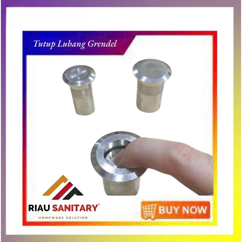 penutup lubang grendel taam stainless per tutup lubang pasir grendel