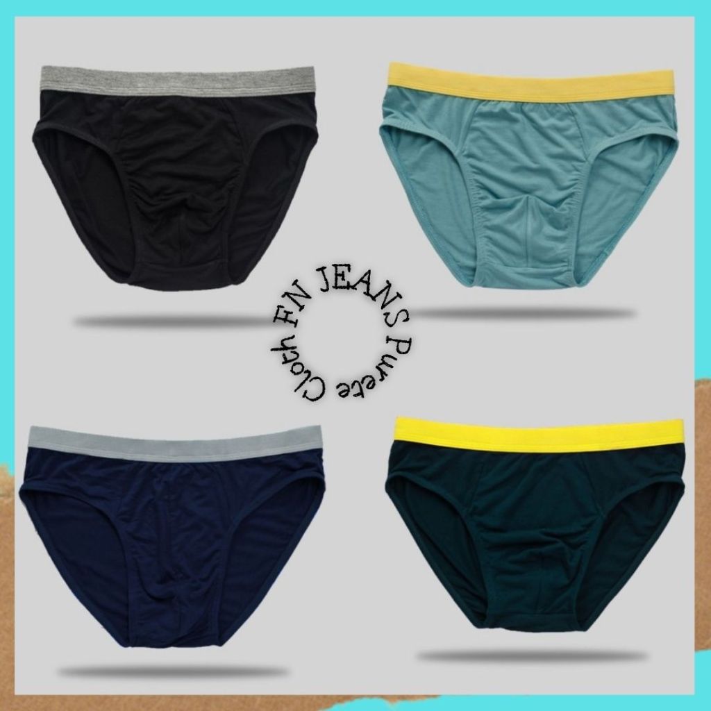 Color Cowok Motif Polos Jumbo CD Pria Cotton PDP 15