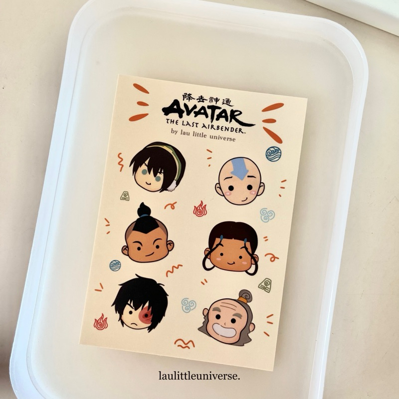

Avatar: The Legend of Aang Sticker Sheet by Lau Little Universe | Sticker Pack Aesthetic Estetik Stiker untuk Jurnal Scrapbook Planner Diary