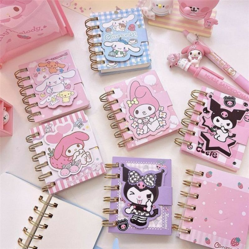 

Buku tulis mini/notebook mini karakter ukuran A7