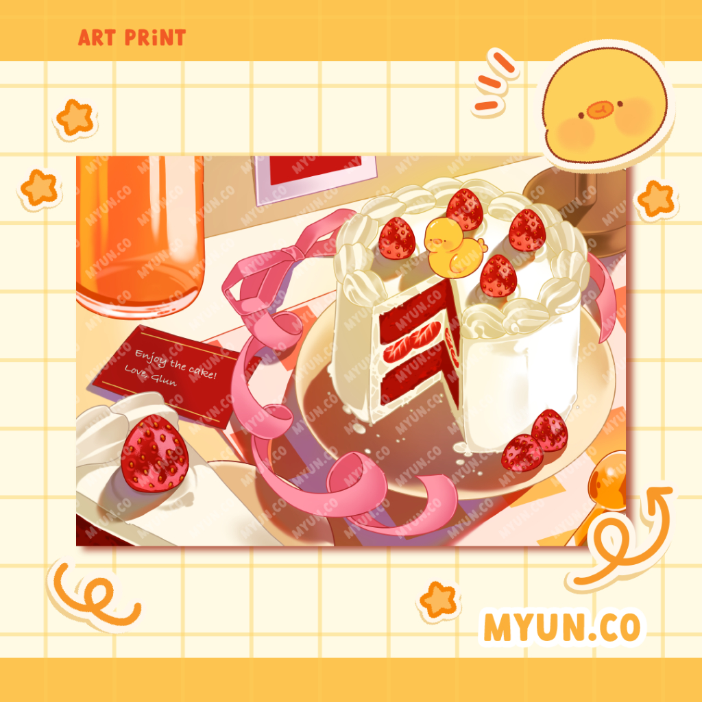 

[MYUN.CO] Assorted Food Art Prints