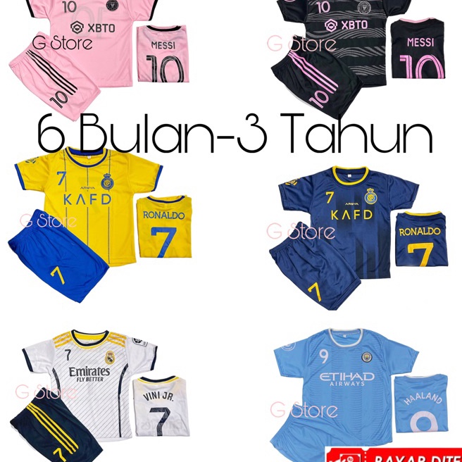 Promo COD  SETELAN BAJU BOLA ANAK 6 3 Tahun  SET BOLA ANAK LAKI LAKI  BAJU OLAHRAGA ANAK  KAOS OLAHR
