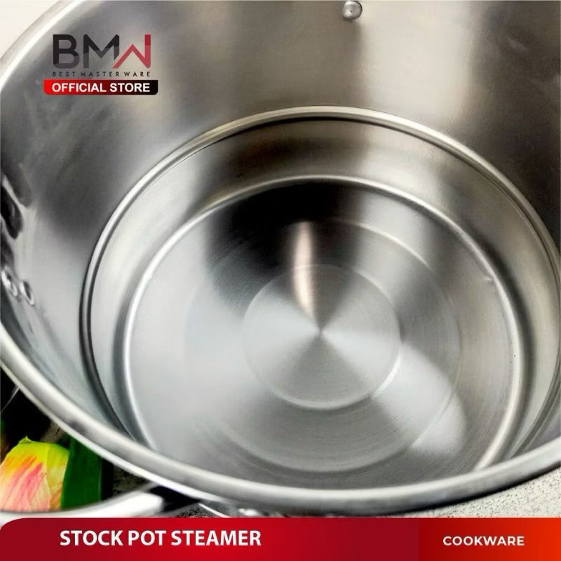 NEW PRODUCT STOCK POT STEAMER SET BMW / PANCI KUKUS STOCKPOT BMW / PANCI DANDANG STAINLESS STEEL