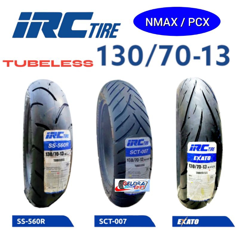 Ban Matic Nmax Pcx Ban IRC 130/70-13 Tubeless ban irc ss560r 130/70-13 ban irc sct007 130/70-13 ban 