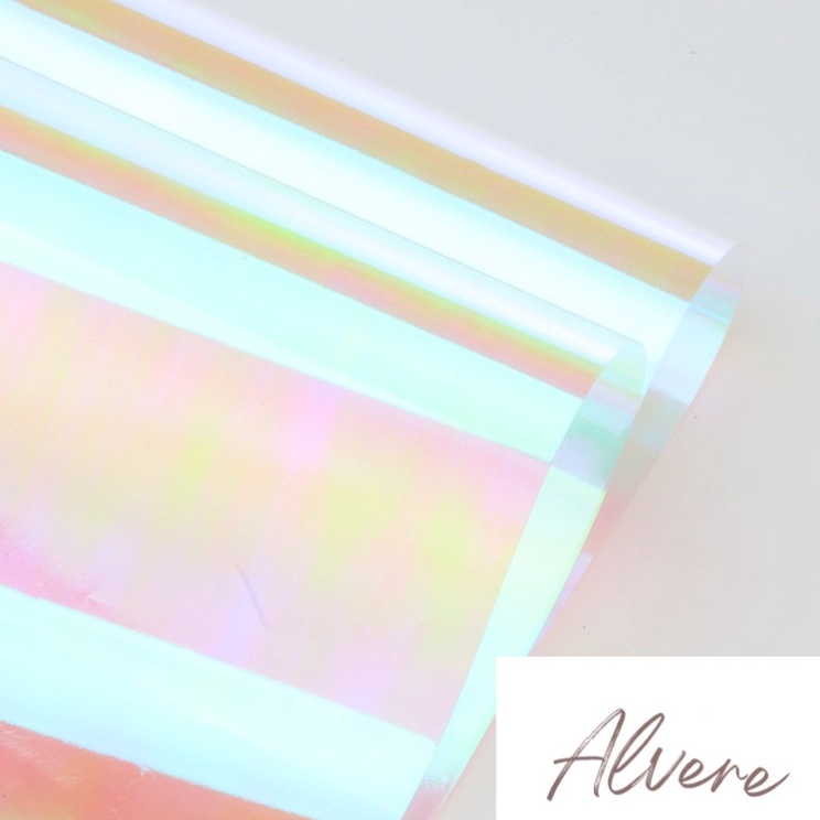 

Super Ngetrends Hologram Flower Wrapping Paper Cellophane Rainbow Kertas Buket Bunga