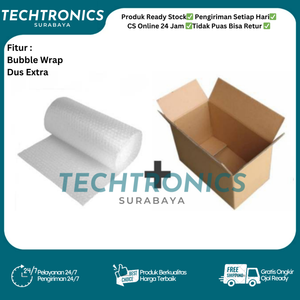 

Packaging Tambahan Packing Bubble Wrap / Dus / Kardus / Kayu