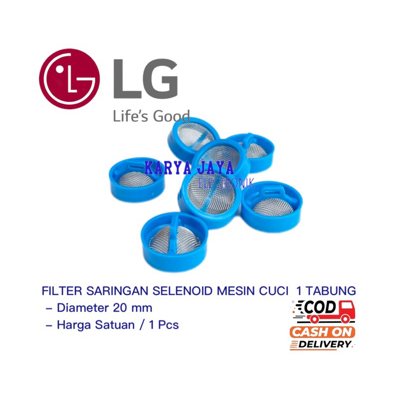 Filter Saringan Selenoid Mesin Cuci LG 1 Tabung | Saringan Selenoid Mesin Cuci LG