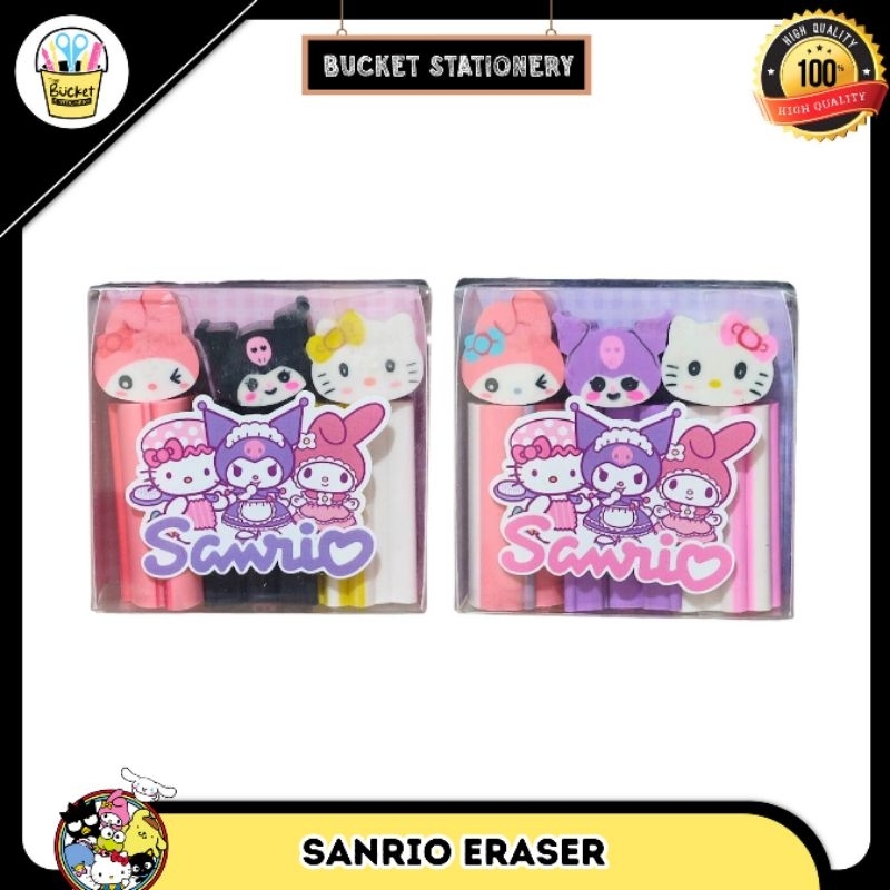 

Sanrio Eraser - Penghapus Sanrio no.1612 (Isi 3 Pcs)