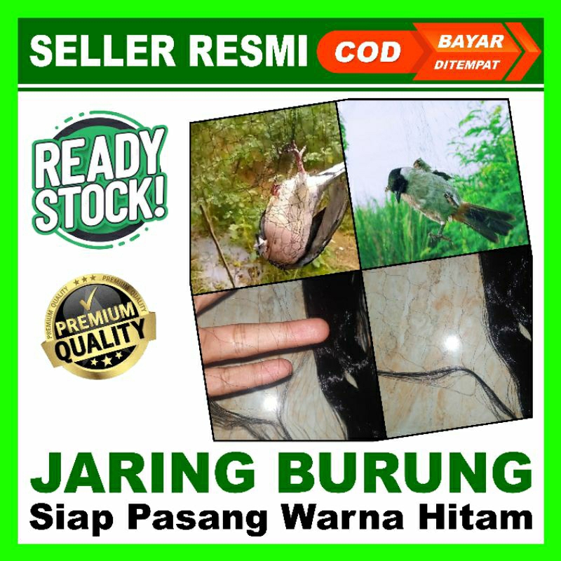 jaring burung kutilang/jaring burung/jaring burung siap pasang warna hitam berkualitas