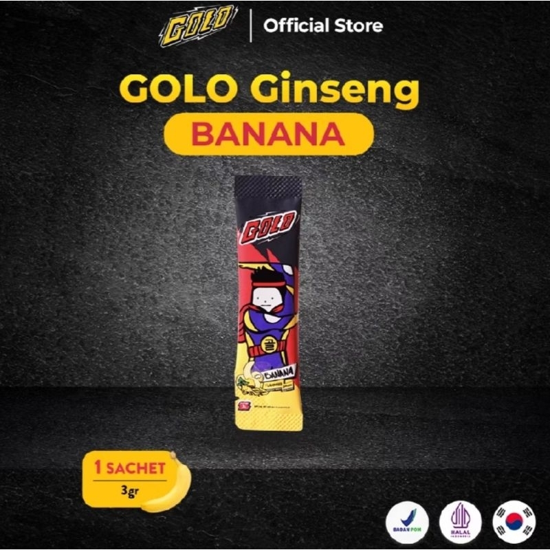 

GOLO Ginseng Botanical Banana 1 Sachet