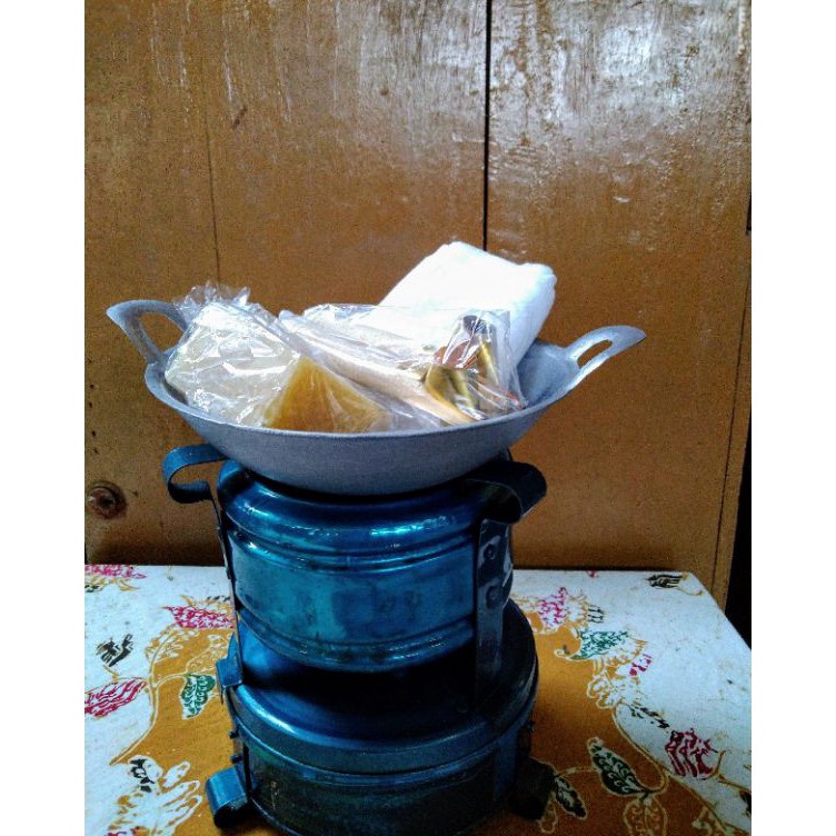 Diskon Khusus  Paket Peralatan Batik kompor wajan kain malam canting