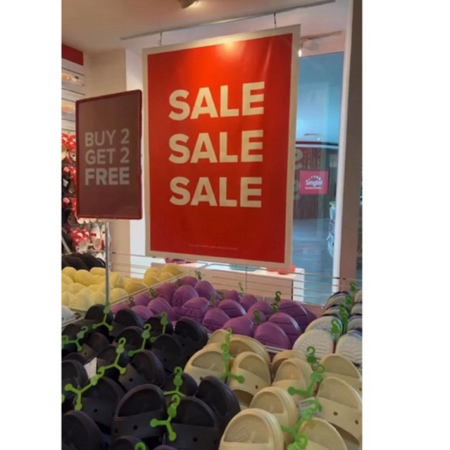 CROCS CLASSIC PLATFORM 100% ORIGINAL SALE CROCS SINGAPORE