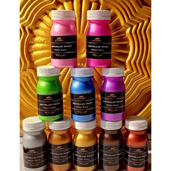 

Baru Puas CAT LUKIS ACRYLIC METALLIC WATER BASE 5 GR