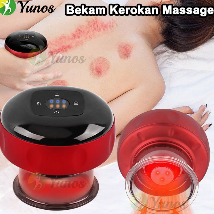 Ready Terheboh  Yunos Alat Bekam Elektrik Vakum Alat Pijat Electric Alat Kerokan Badan Kerik Massage