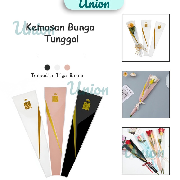 

Promo Spesial Plastik Pembungkus Bunga Satuan Single Bouquet Mawar Bungkus Buket Bucket