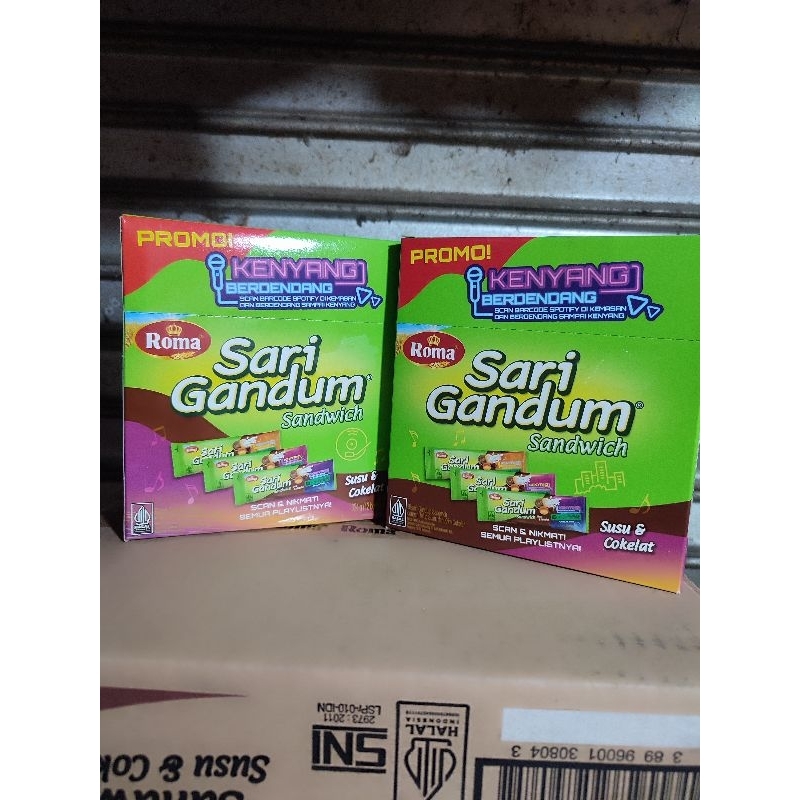 

Roma Sari Gandum Sandwich 1 Box Isi 12pcs