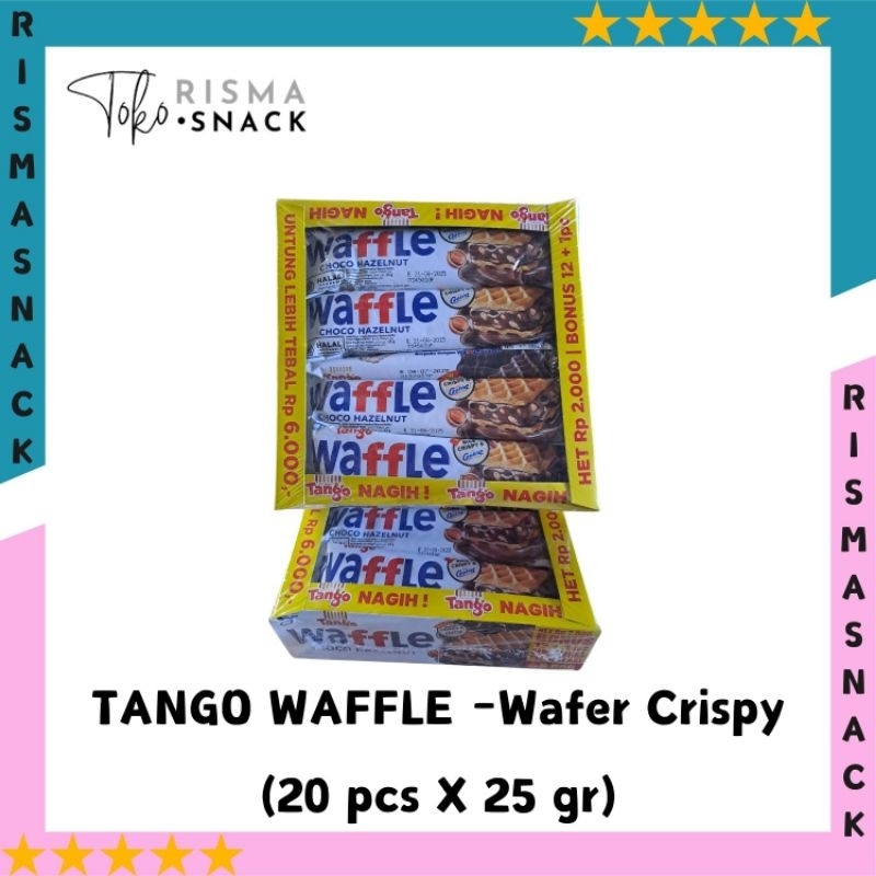 

Tango Waffle Wafer Crispy Chocolate kemasan (12pcs x 25gr)