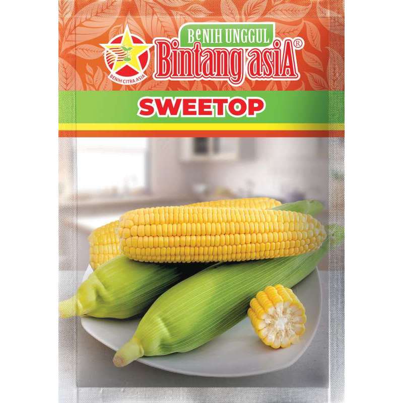 Benih Jagung Manis SWEETOP kemasan 50 gram Benih Bintang Asia