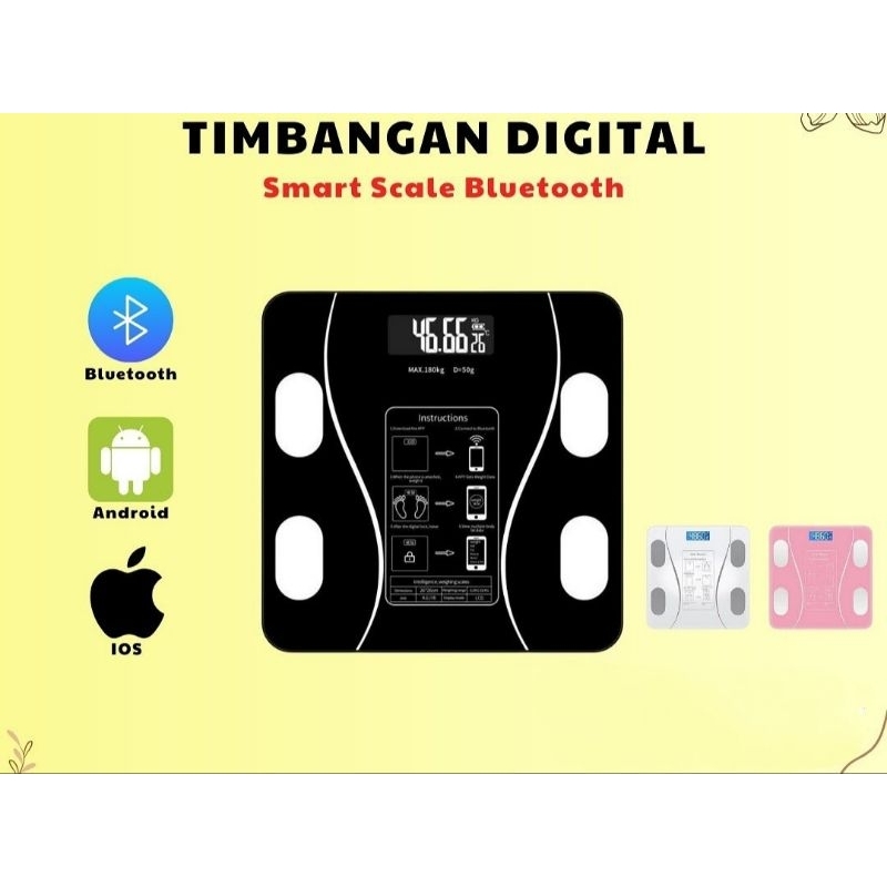 Timbangan Digital Timbangan Badan Digital Smart Scale Body Fat