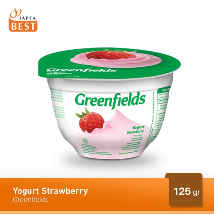 

greenfields yogurt strawberry 125gr