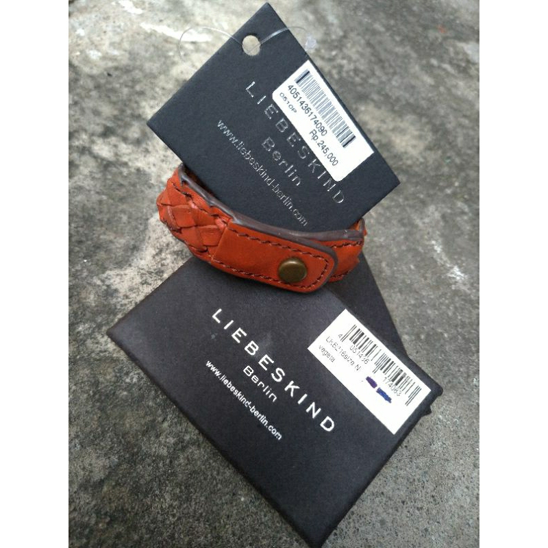 preloved gelang kulit asli liebeskind original