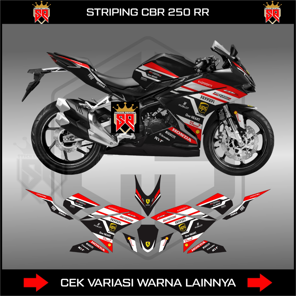 STRIPING CBR 250RR 2020 / DECAL STICKER HONDA CBR 250 RR