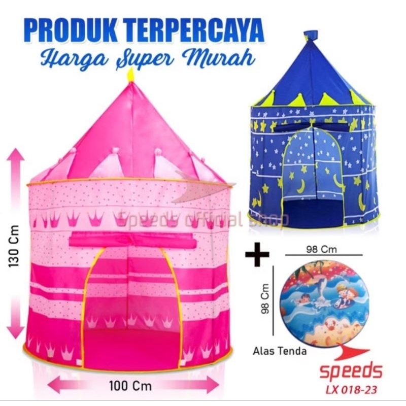 Mainan tenda castle anak mainan kemah anak perempuan murah