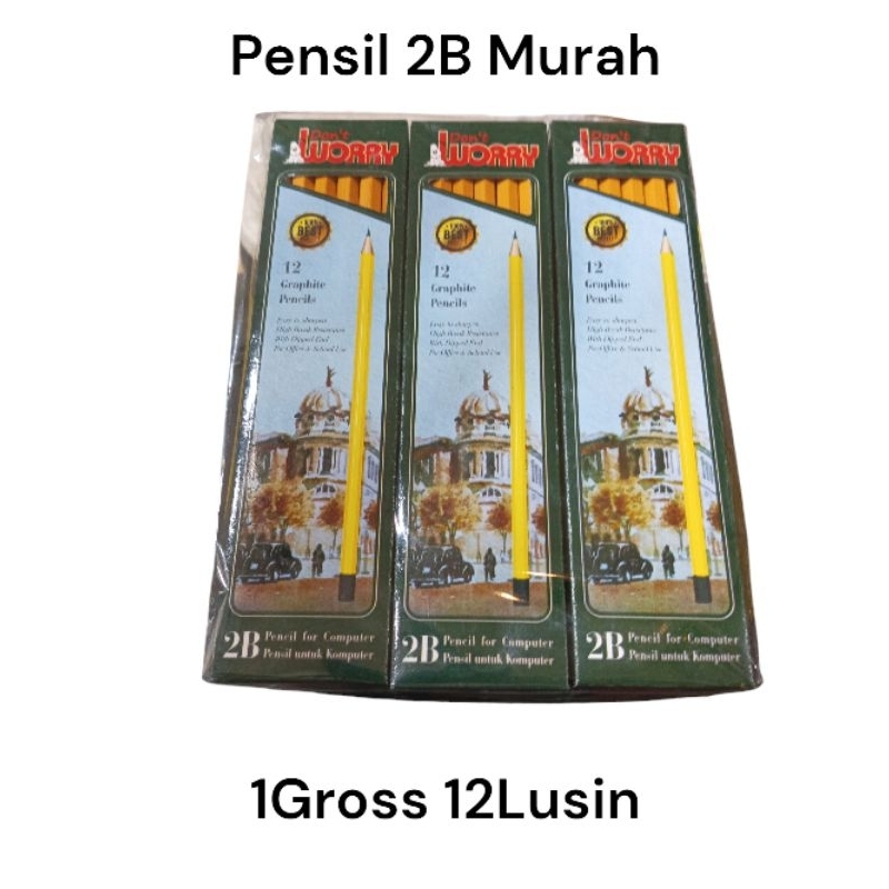 

Pensil 2B Murah Harga Per Gross isi 12Lusin