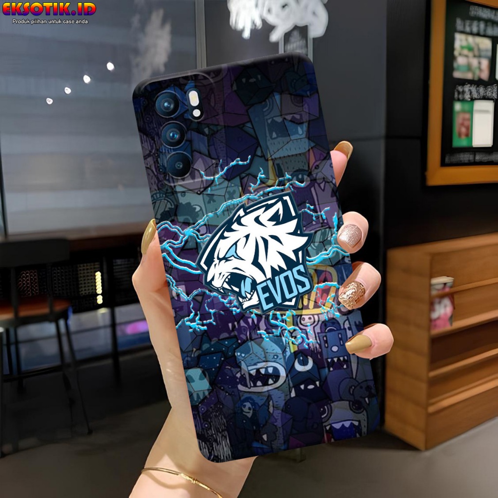 Case Oppo Reno 6 5G - Casing Oppo Reno 6 5G  - Fashion Case - Silikon Oppo Reno 6 5G  - Motif Keren 