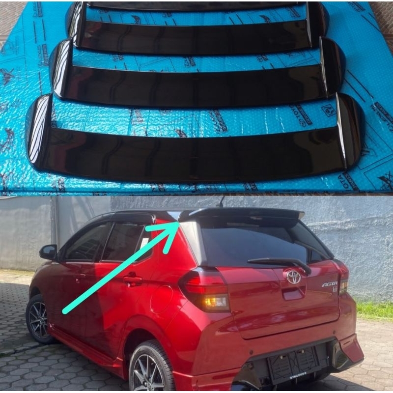 Spoiler Agya GR 2023 2024 Original / Spoiler Agya GR 2023 2024 / Spoiler Ayla 2023 2024